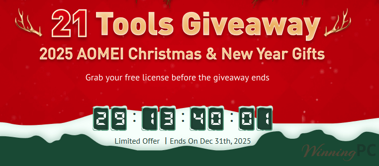 aomei christmas new year gifts 2025 giveaway aomei christmas new year gifts 2025 giveaway