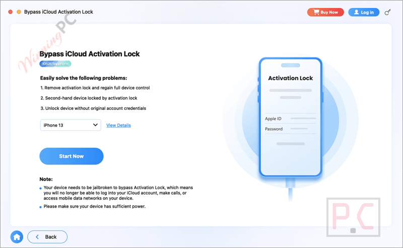 bypass icloud activation lock aiseesoft iknockin for mac