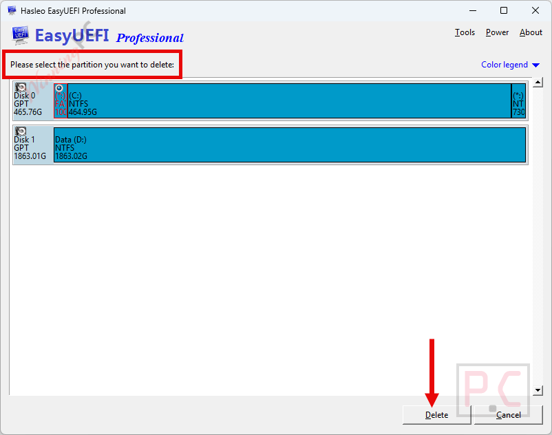 delete easyuefi pro delete easyuefi pro