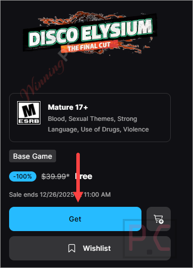 disco elysium the final cut giveaway page