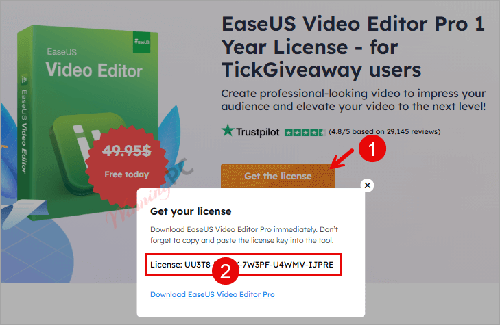 easeus video editor giveaway page and key easeus video editor giveaway page and key
