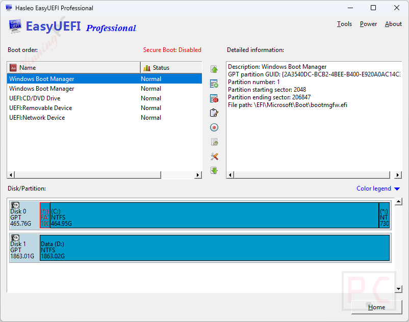 efi boot option management easyuefi pro efi boot option management easyuefi pro