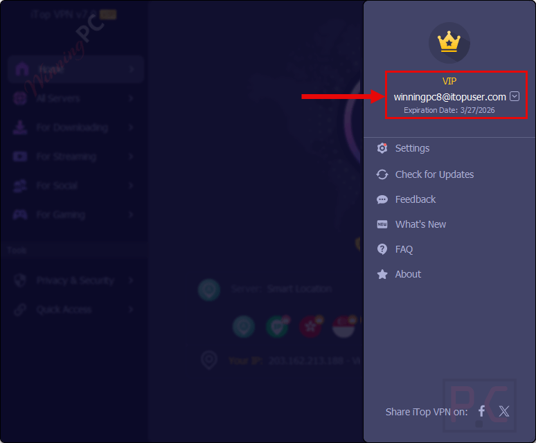 expiration date itop vpn free screenshot expiration date itop vpn free screenshot