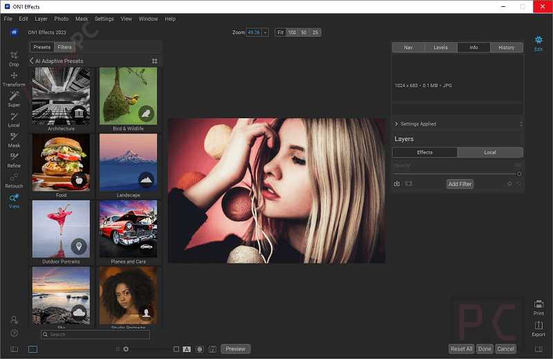 filters on1 effects ON1 Effects