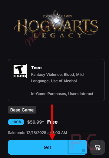 get hogwarts legacy free