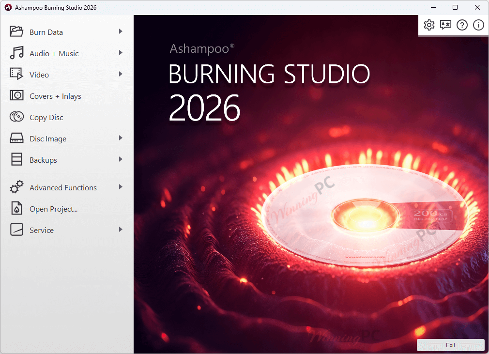 giveaway ashampoo burning studio 2026 screenshot