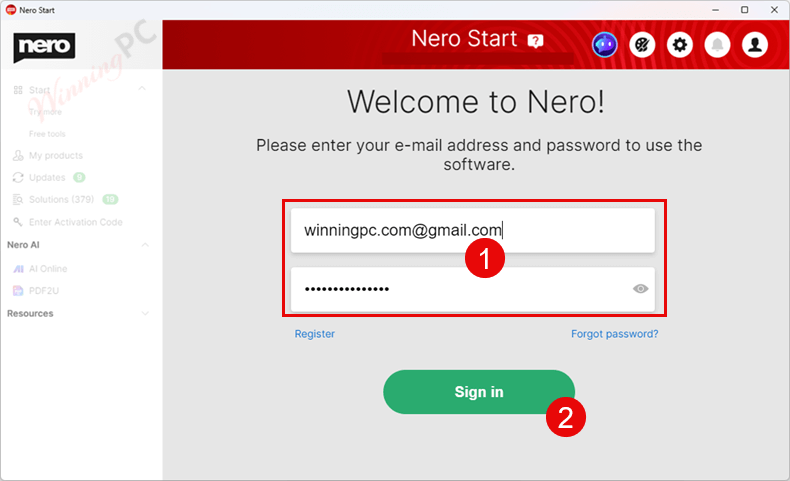 giveaway nero ai image upscaler open nero start giveaway nero ai image upscaler open nero start