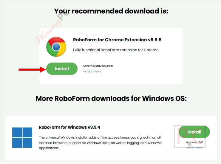 install roboform premium free