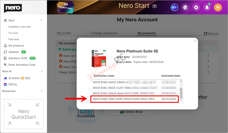 nero platinum suite 2026 se license info nero platinum suite 2026 se license info