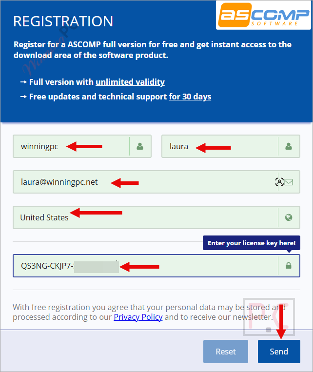 Redeem ASCOMP Secure-PDF Professional Key