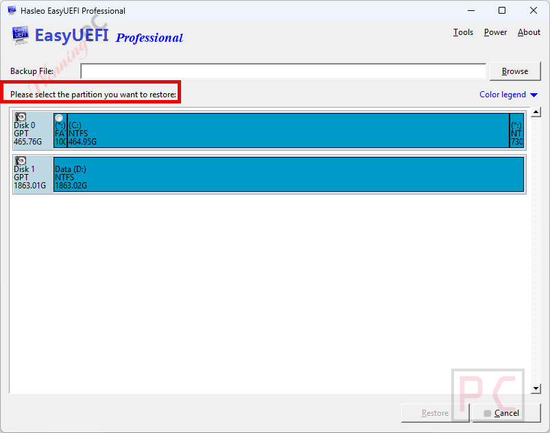 restore easyuefi pro restore easyuefi pro