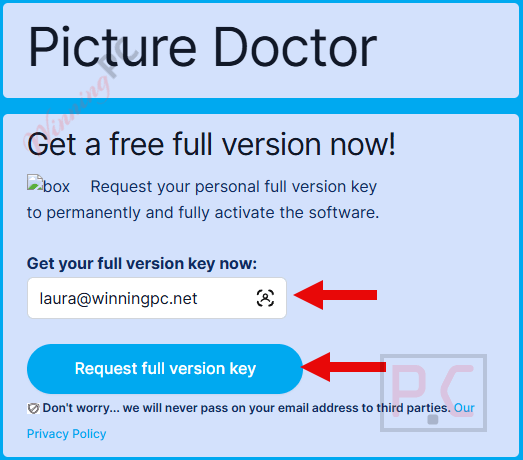 softorbits picture doctor giveaway page