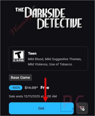 the darkside detective giveaway page