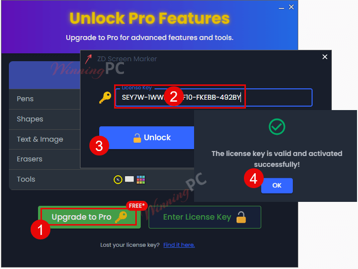 zd screen marker pro license key free ZD Screen Marker License key free for Pro version