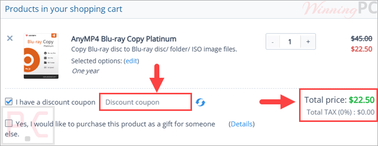 anymp4 blu ray copy platinum coupon code