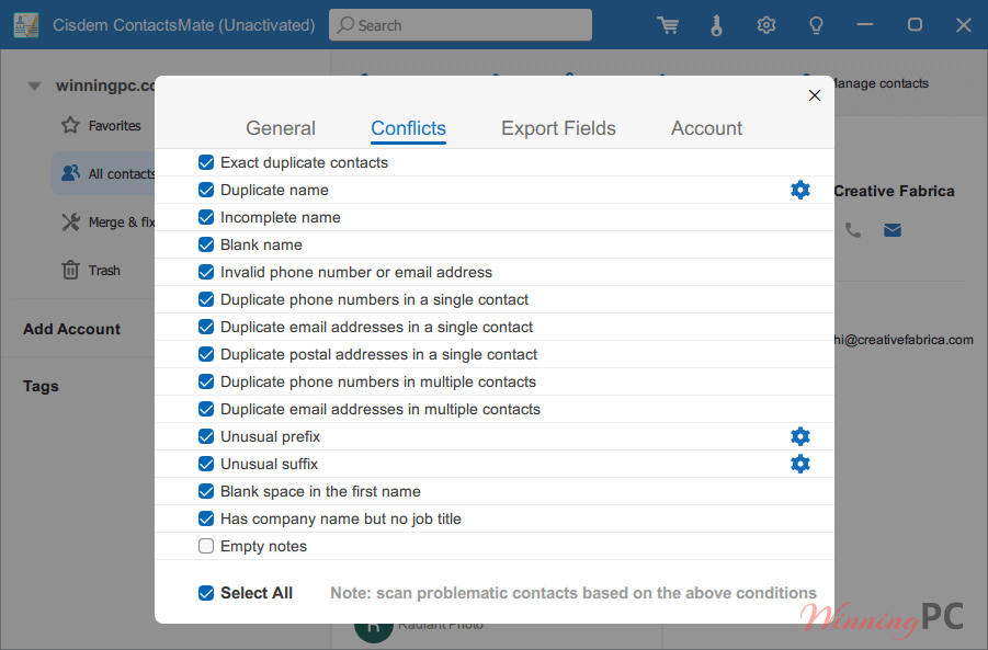 cisdem contactsmate settings cisdem contactsmate settings