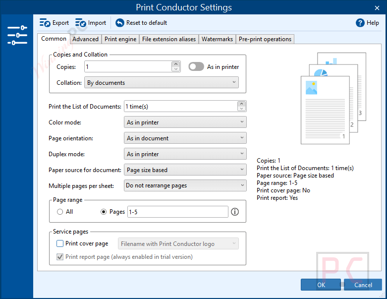 common print conductor common print conductor
