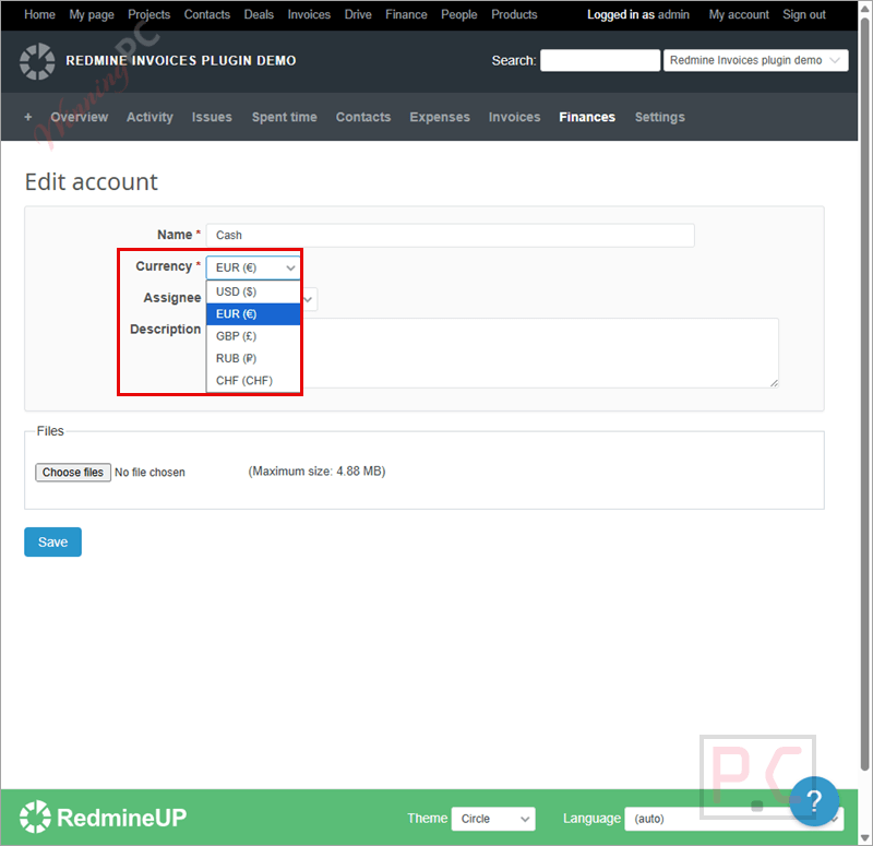 currency redmine finance plugin currency redmine finance plugin