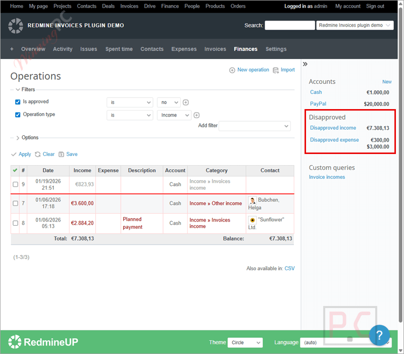disapproved redmine finance plugin disapproved redmine finance plugin