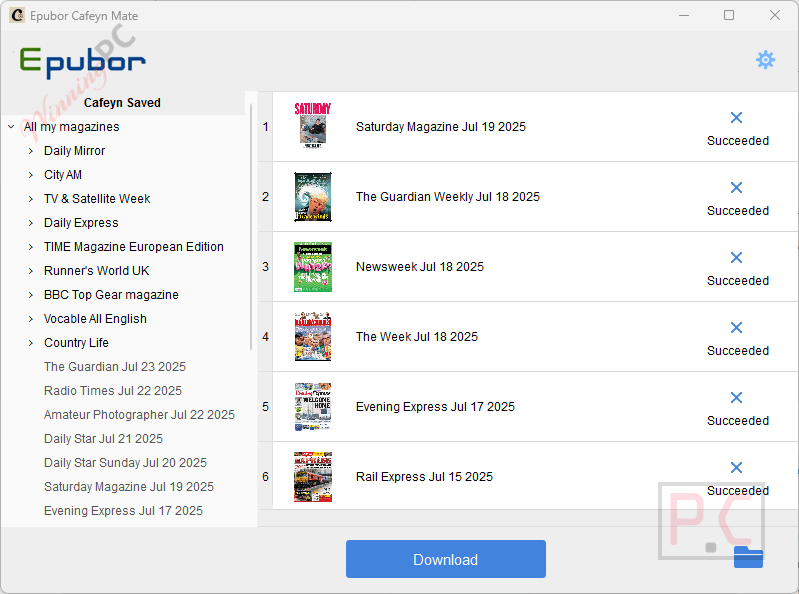 epubor cafeyn mate main screenshot Epubor Cafeyn Mate