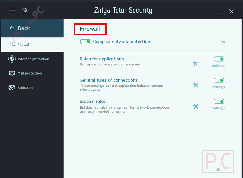 firewall zillya total security firewall zillya total security