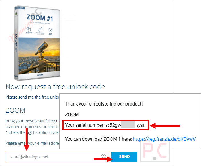 franzis zoom giveaway license