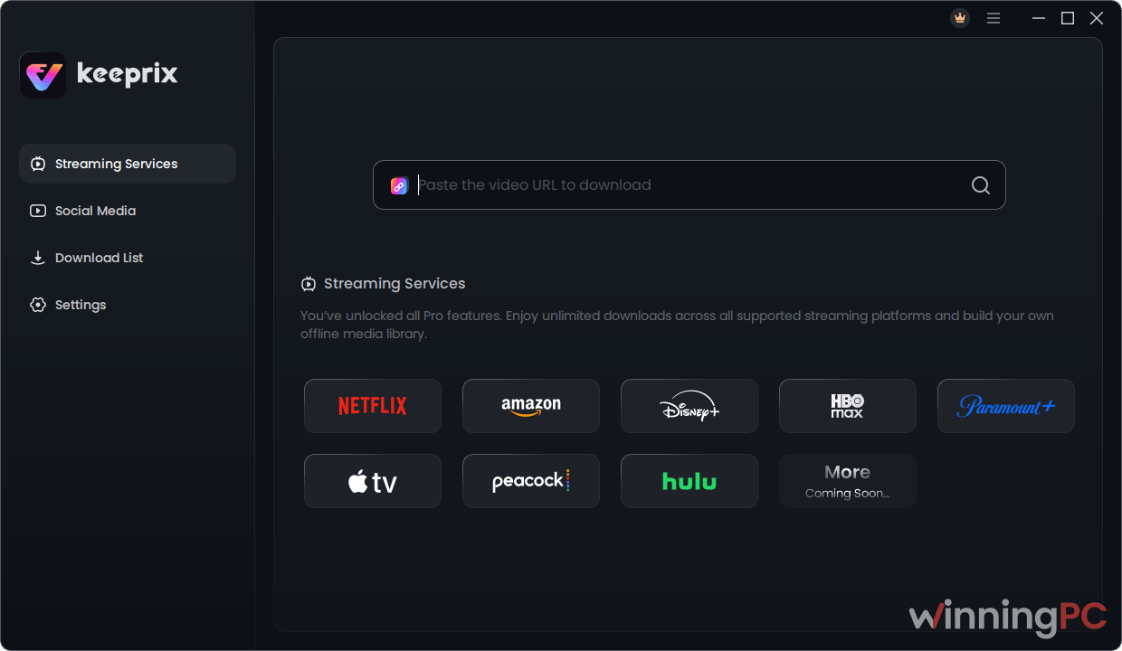 keeprix streaming services screenshot keeprix streaming services screenshot