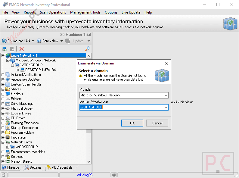 remote scan emco network inventory remote scan emco network inventory