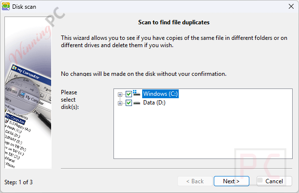 scan metaproducts disk watchman