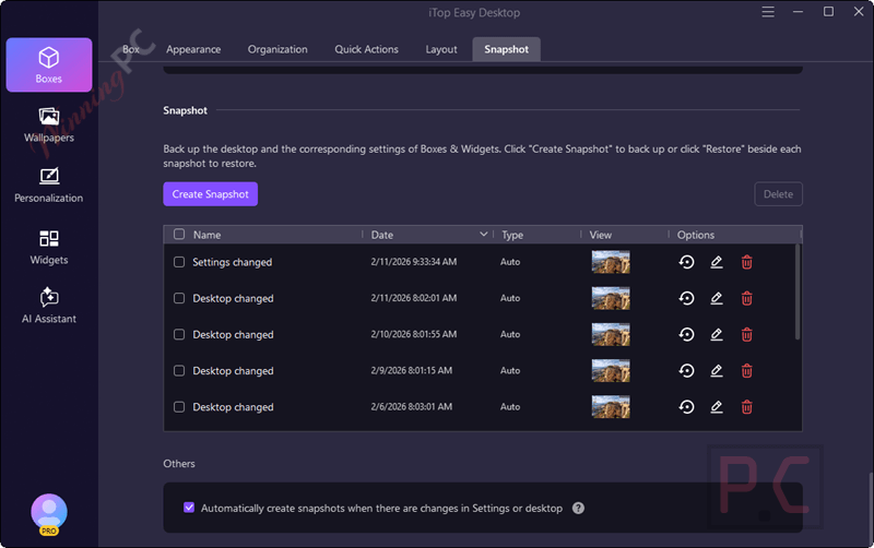 snapshot itop easy desktop pro free snapshot itop easy desktop pro free