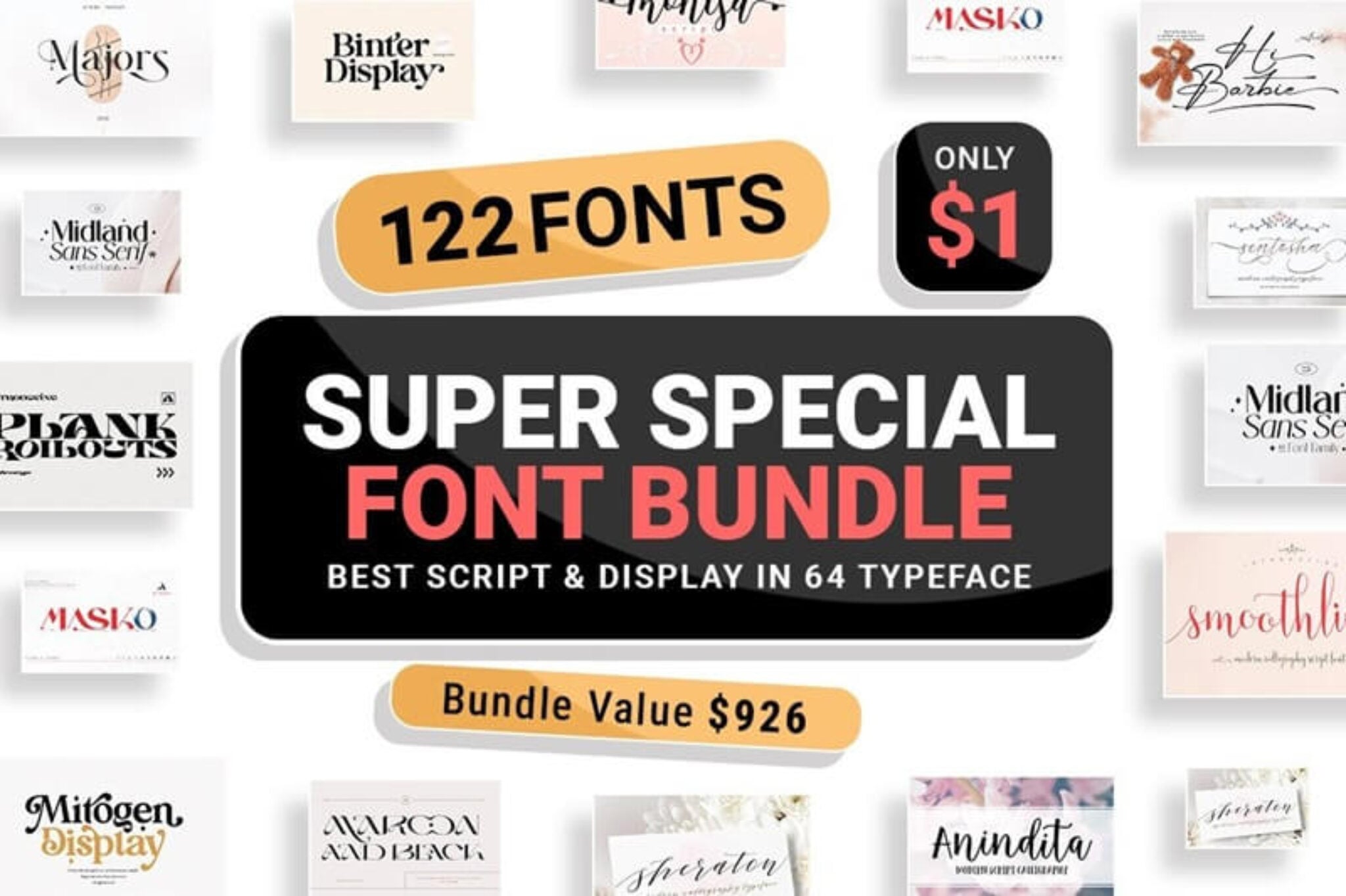 Super Special Font Bundle Giveaway Download for Free 2026