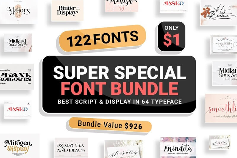 Super Special Font Bundle 