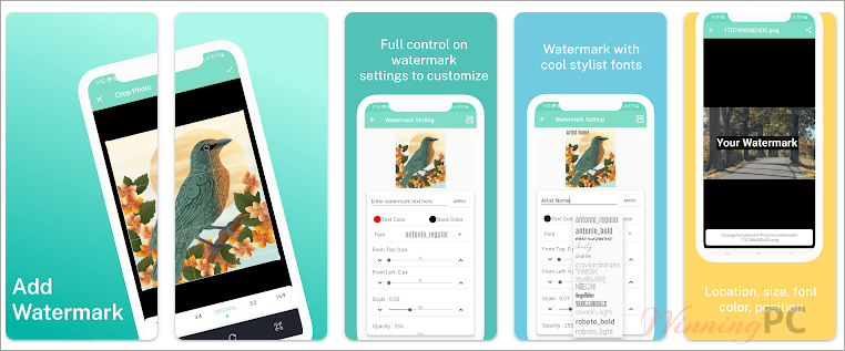 watermark add watermark android app screenshot Watermark – Add Watermark Android App Giveaway