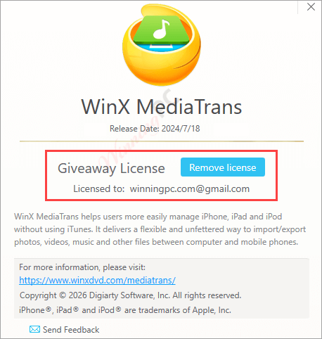 winx mediatrans free registration code winx mediatrans free registration code