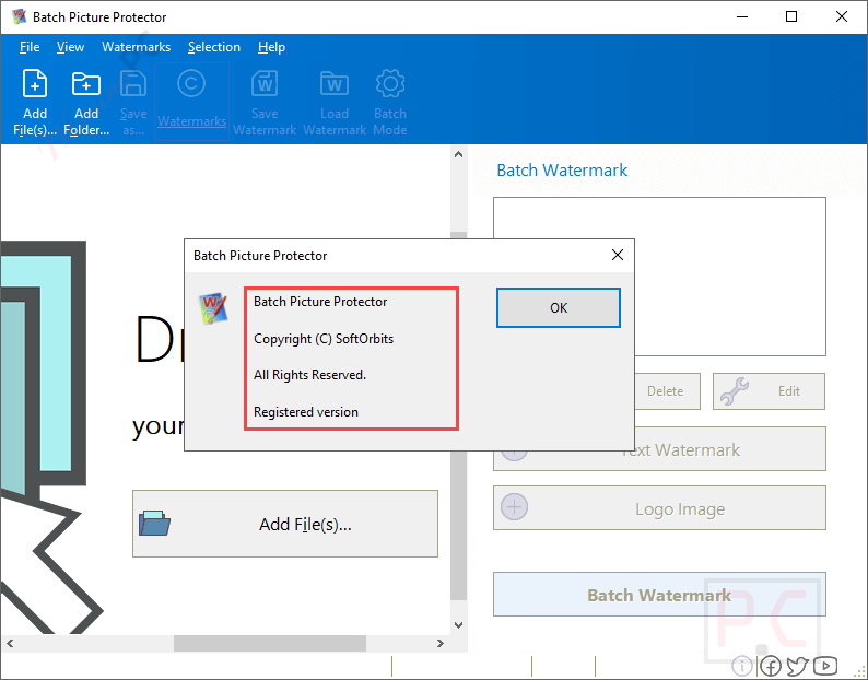 about softorbits batch picture protector free