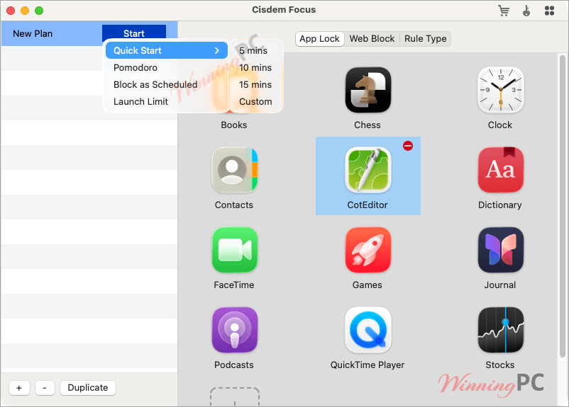 cisdem focus for mac main screenshot Cisdem Focus for Mac screenshot
