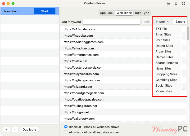 cisdem focus for mac web block screenshot cisdem focus for mac web block screenshot