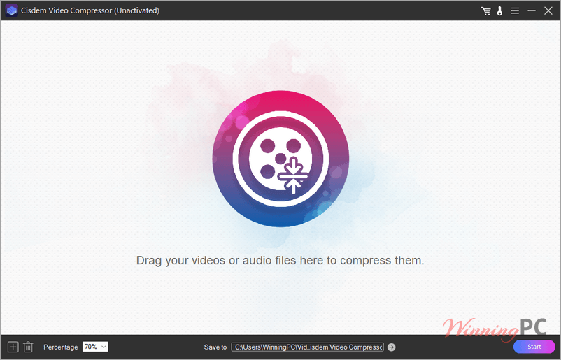 cisdem video compressor screenshot