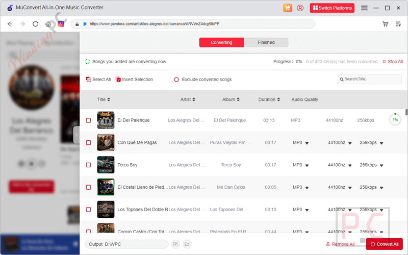 converting muconvert pandora music converter converting muconvert pandora music converter
