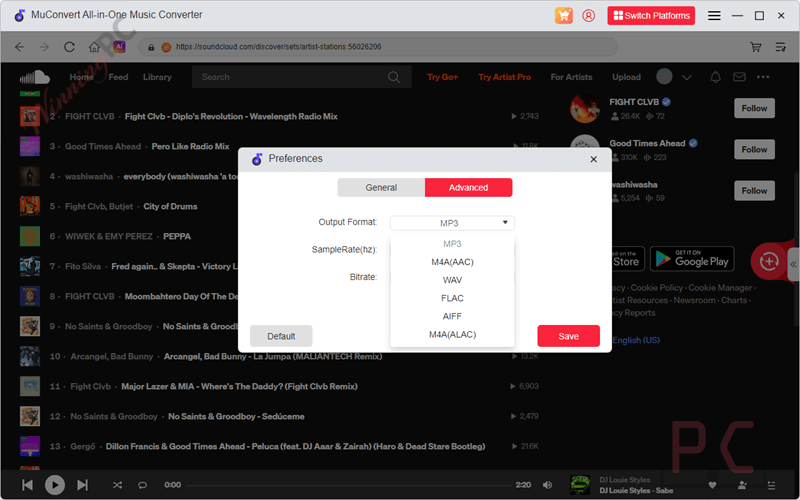 formart muconvert soundcloud music converter formart muconvert soundcloud music converter