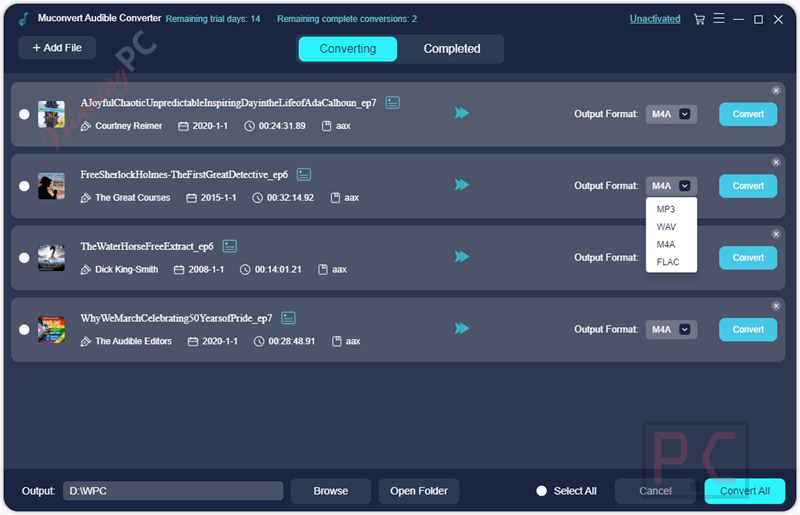 format muconvert audible converter format muconvert audible converter