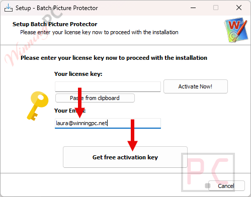 get softorbits batch picture protector key