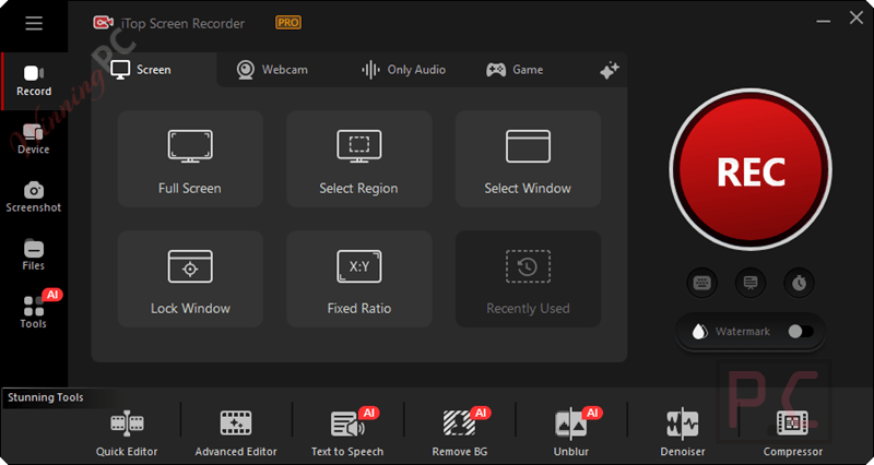 itop screen recorder pro free main screenshot iTop Screen Recorder PRO