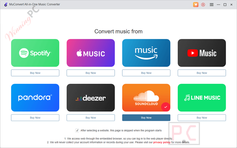 muconvert all in one music converter main screenshot MuConvert All-in-One Music Converter