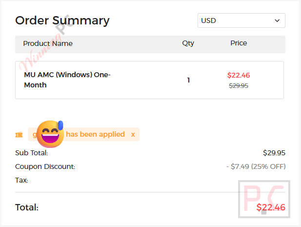 muconvert apple music converter coupon code applied successfully muconvert-apple-music-converter-coupon code applied successfully
