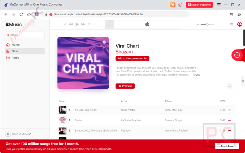 muconvert apple music converter coupon code MuConvert Apple Music Converter