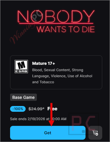 nobody wants to die giveaway page