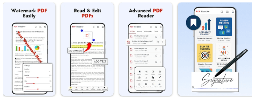 pdf reader editor pro android app screenshot PDF Reader & Editor PRO Android App Giveaway