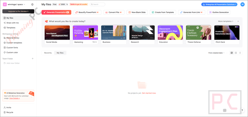 presenti ai main screenshot presenti-ai
