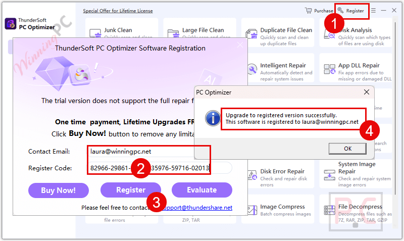 register thundersoft pc optimizer key register thundersoft pc optimizer key